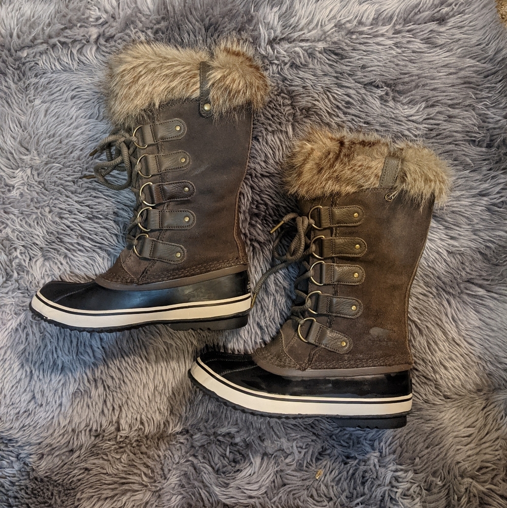 Sorel Joan of Arctic Tall Fur Trimmed Snow Boots